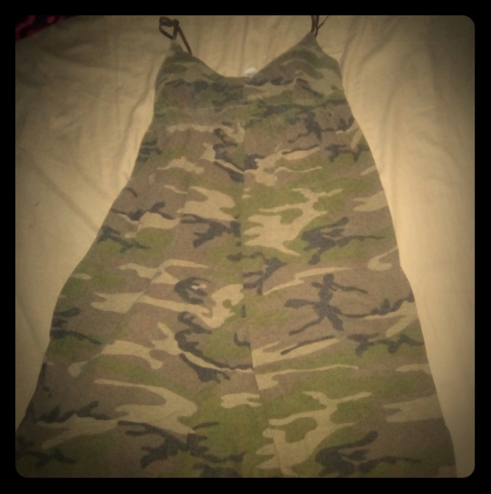 camo dress